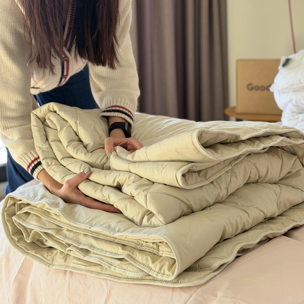 Camel Wool All-Season Duvet, 100% Camel Hair | Single 140x200 cm